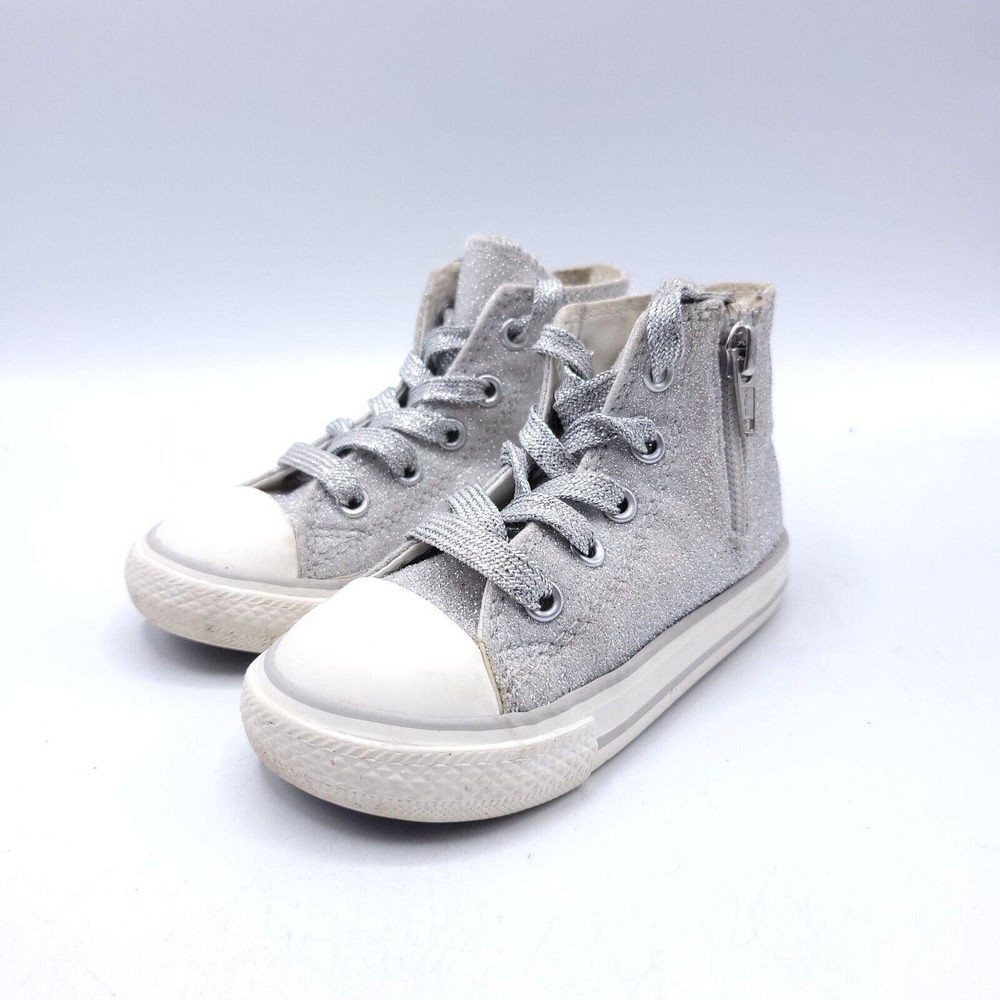 Converse Kids Silver High-Top Sandals